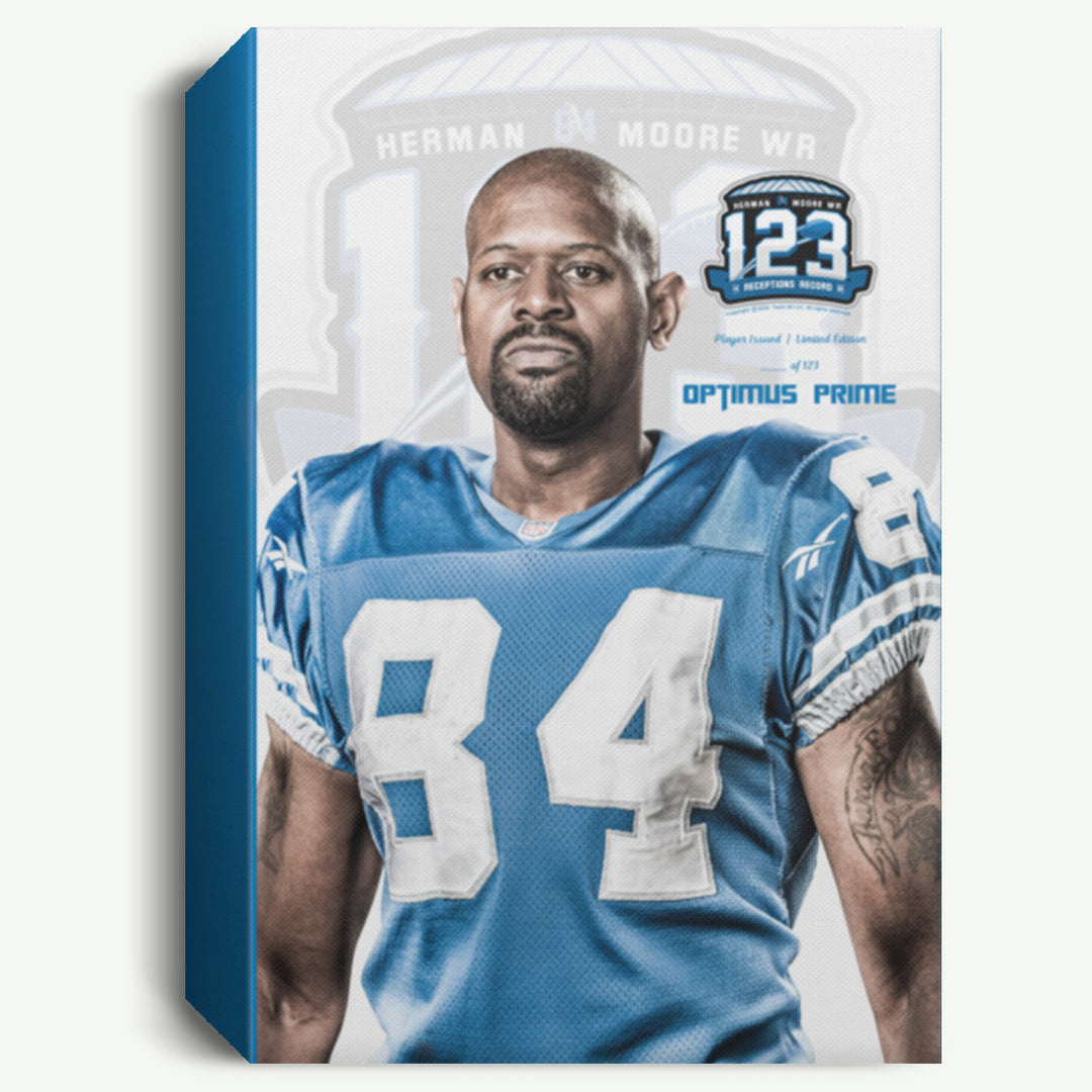 Limited-Edition Herman Moore Signed Canvas