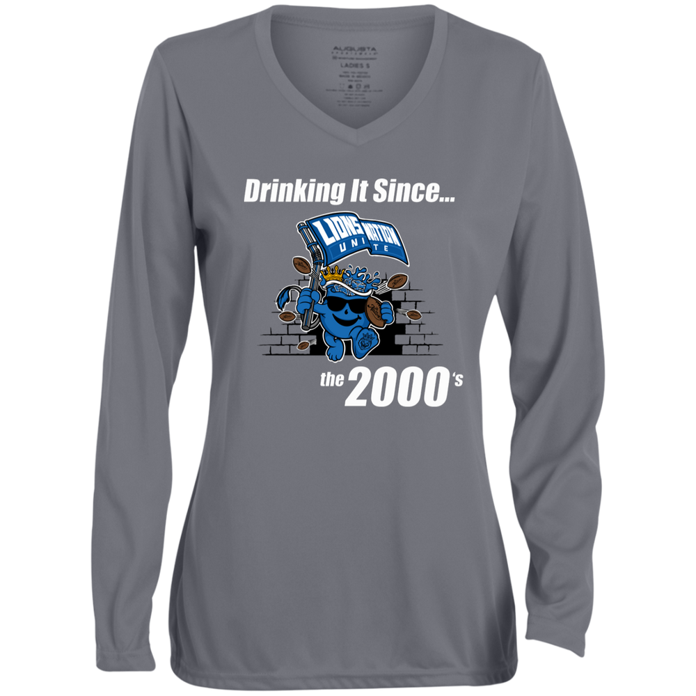 Drinking It Since the 2000's Women's Long-Sleeved T-Shirt